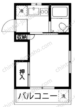 サンハイツ俊3階の間取図