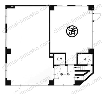 泰岳ビル2階の間取図