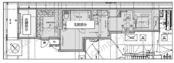 Dash Living Nihonbashi East1階の間取図