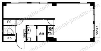 三河台ハイツ1階の間取図