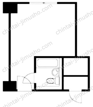 赤坂レジデンシャルホテルの間取図