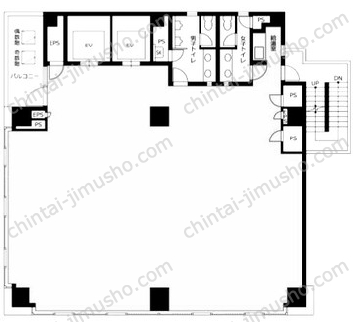 VORT浜松町Ⅱ7階の間取図