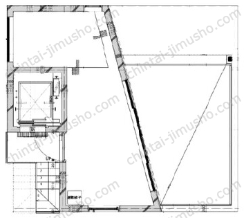 Dualビル4階の間取図