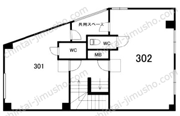 ポルト日吉3階の間取図