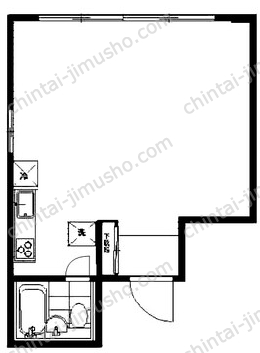 東麻布シティハウス3階の間取図