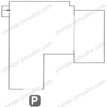 （仮称）京島2丁目貸店舗事務所1階の間取図
