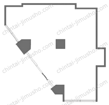グランフォート1階の間取図