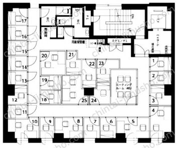 天美ビル／ハローオフィス御徒町Ⅱの間取図