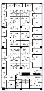 新東陽ビル／ハローオフィス東陽町の間取図