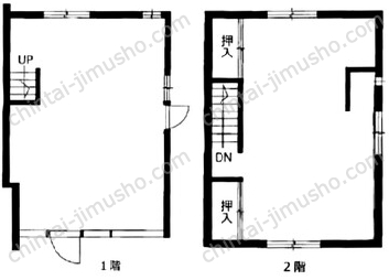 西調布一番街店舗一括の間取図