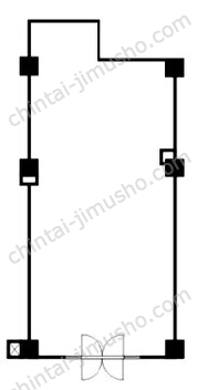 グランディつつじ1階の間取図