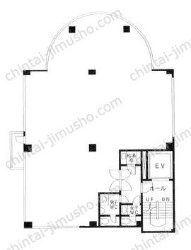 彰文ビル2階の間取図