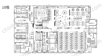 シーフォートスクエア　C棟10階の間取図
