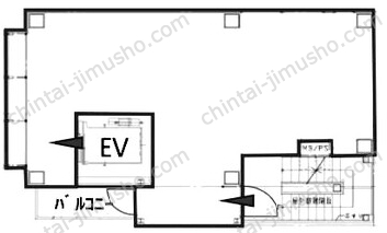 UCHIKANDA396bld.3階の間取図