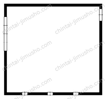 代官山マグノリアハウス1階の間取図