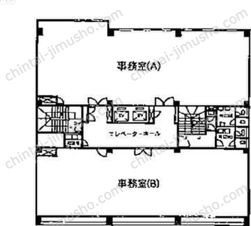 小浦第二ビル4階の間取図