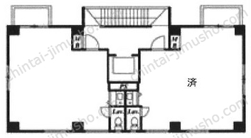 竹内ビル2階の間取図