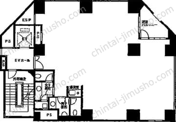 TK新都心ビルの間取図