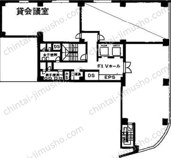 日本橋TSビル5階の間取図