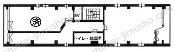 サンビル1階の間取図