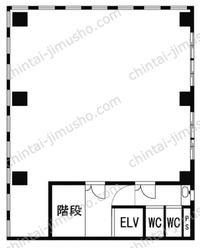 第五安田ビル4Fの間取図