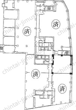 新宿サンエービルの間取図