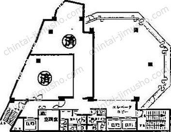 安与ビルの間取図