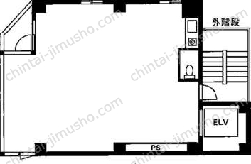 玉屋ビルの間取図