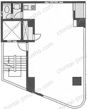 築地東盟ビル2Fの間取図