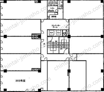 大久保フジビルの間取図