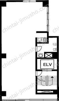 belle汐留ビル4階の間取図