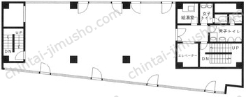 サンシャインビル6階の間取図