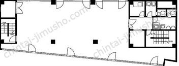 サンシャインビル7階の間取図