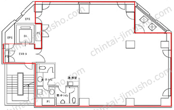 TK新都心ビルの間取図