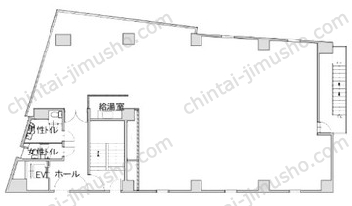 イマス浜田ビル／西新宿ライズオフィス1stの間取図