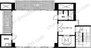 新小川町ビルの間取図