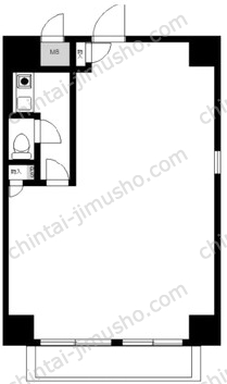代々木シティホームズ3階の間取図