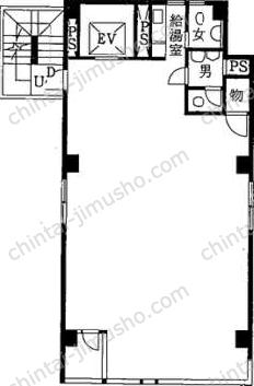 ONODERA BLD／小野寺ビル5階の間取図