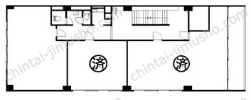 全漁業ビルの間取図