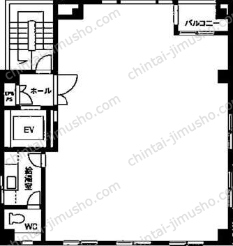 第2三倉ビル3階の間取図