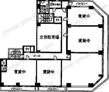 YKB新宿御苑ビル／IMB Office新宿御苑の間取図