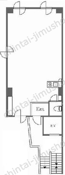 オフィス大岩2階の間取図