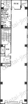 田村ビル8階の間取図