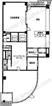 KVK日本橋浜町ビル1階の間取図