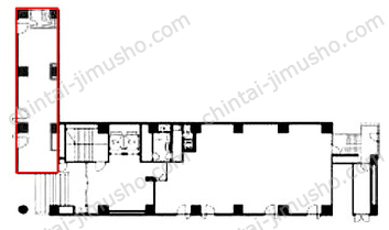 ユニゾ蛎殻町北島ビル1Fの間取図