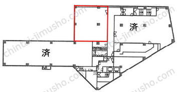 いちご神宮前ビルB1階の間取図