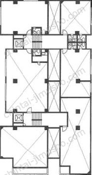 グランドメゾン戸山2階の間取図