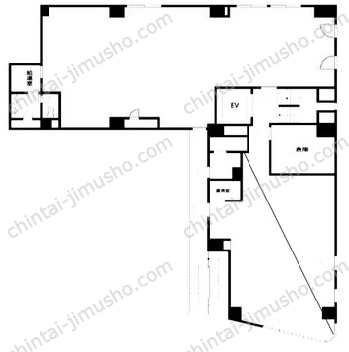 芝コトブキビル3階の間取図