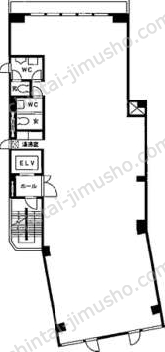 ACN品川大井町ビルの間取図