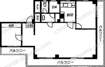 渋谷アジアマンションの間取図